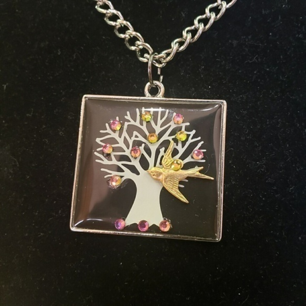 Tree of Life with Bird Necklace